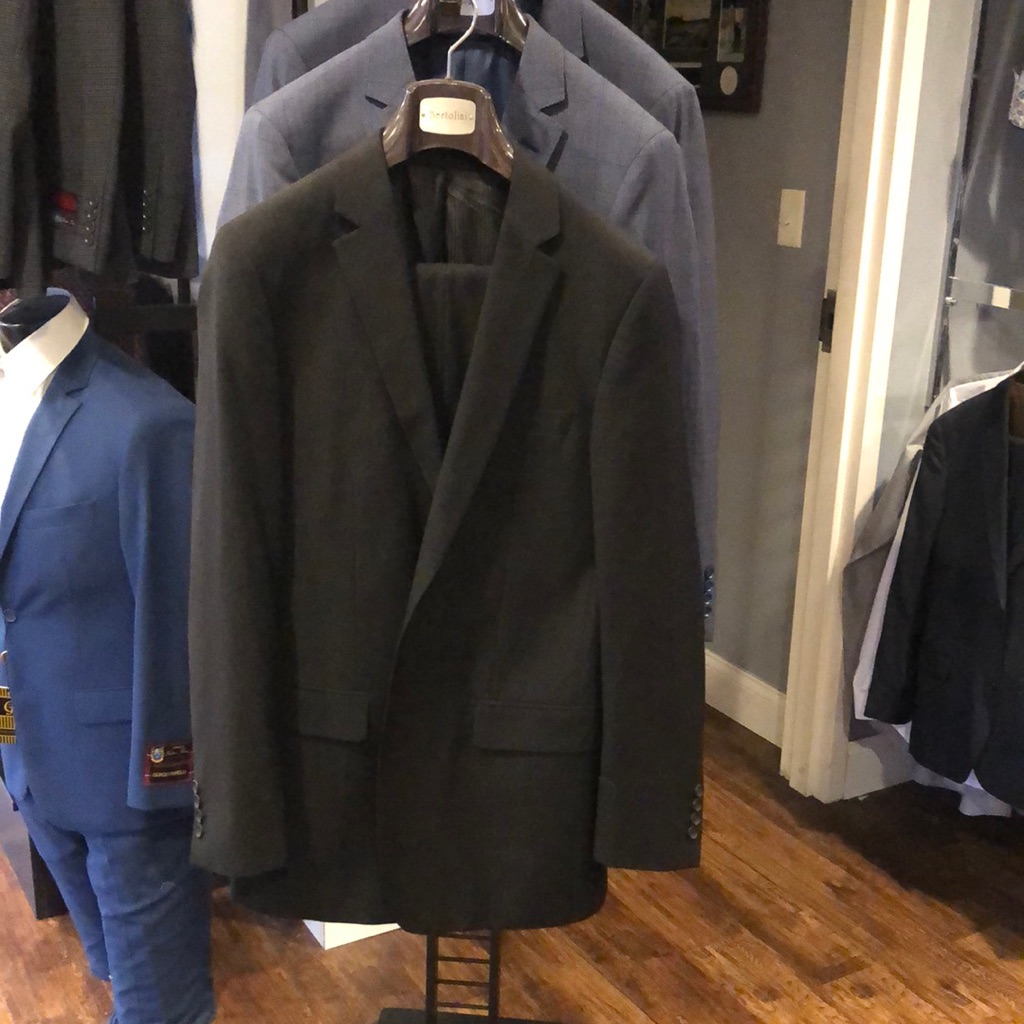 Bertolini Black Suit 38 Long